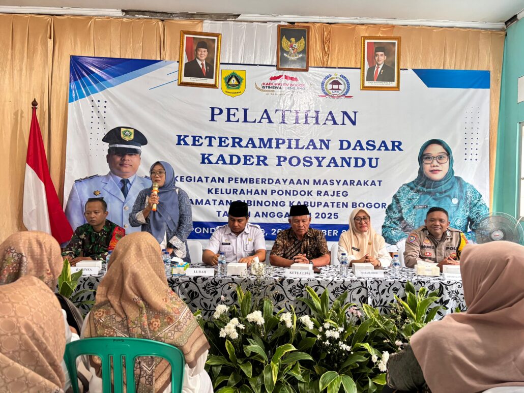 Pelatihan Keterampilan Dasar Kader Posyandu Di Kelurahan Pondok Rajeg ...