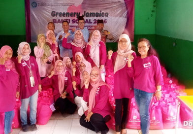 Perumahan Greenery Jamaica RT 08 RW 08 Kelurahan Pondok Rajeg Adakan Bakti Sosial 2026 Melalui Pembagian Sembako
